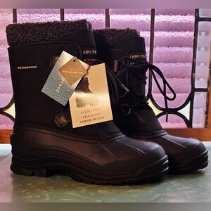 NWT Labo Pro Black Waterproof Boots